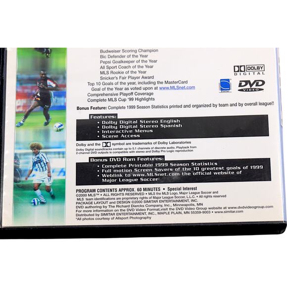 MLS Major League Soccer 1999 Year in Review DVD - Picture 4 of 16